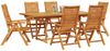 vidaXL Garten Essgruppe 7 pcs Braun Massivholz Akazie 3375717 Bild 3