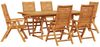vidaXL Garten Essgruppe 7 pcs Braun Massivholz Akazie 3375717 Bild 2