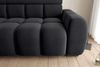 99rooms Alessio Bigsofa Velours TIFFANY Schwarz mit Sitztiefenverstellung Lieferung Wohnung Bild 5