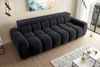 99rooms Alessio Bigsofa Velours TIFFANY Schwarz mit Sitztiefenverstellung Lieferung Wohnung Bild 3