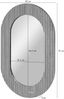 Wandspiegel Mango 50 x 3 x 75 braun lackiert BARCELONA #260 Bild 5