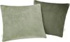 s.Oliver Doublesoft Kissenbezug 50x50 cm - super kuschelig & weich, Polyesterflausch 2 Stück grün Bild 2