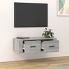 vidaXL TV-Wandschrank Grau Sonoma 80x36x25 cm Holzwerkstoff 816838 Bild 3