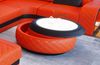 Couchtisch Berlin - Büffelleder - orange-schwarz Bild 4