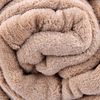 Kuscheldecke supersofte Tagesdecke vielseitig verwendbare Microfaser-Decke, flauschig und anschmiegsam in vielen verschiedenen modischen Farben erhältlich (beige - creme / 150x200 cm) Bild 5