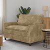 vidaXL Sofa Taupe 126 x 81 x 87,5 cm Polyester 42028830 Bild 1