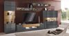 INOSIGN Wohnwand Toledo,Breite 391cm stilvolle Mediawand ohne Beleuchtung, (Set, 5-St), Anbauwand(Vitrine,Lowboard,Highboard,2xHängeregal)MDF Hochglanzfronten Bild 3