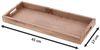 Spetebo Tablett Deko Holztablett natur 2er Set - 50 / 45 cm, Holz, (Set, 2-tlg, 2 x Tablett), Holz Kerzen Teller länglich Bild 3