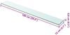 vidaXL Regalböden 2 Stk. Glas Transparent 100x12 cm 3051582 Bild 4