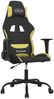 vidaXL Gaming-Stuhl Stoff Hellgrün/Schwarz Bild 2