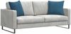 vidaXL Sofakissen 2 Stück Blau 50 x 50 cm Cordstoff 42013970 Bild 3