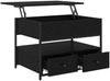 vidaXL Couchtisch Schwarz Eichen-Optik 70 x 50 x 54,5 cm Holzwerkstoff 883050 Bild 5
