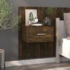 vidaXL Wand-Nachttische 2 Stk. Räuchereiche Holzwerkstoff [816953] Bild 3