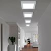 2er Set LED Deckenleuchte, Aufbau-Panel, Kunststoff, weiß, L 21,4 cm Bild 4