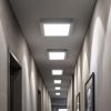2er Set LED Deckenleuchte, Aufbau-Panel, Kunststoff, weiß, L 21,4 cm Bild 5