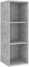 vidaXL 4-tlg. TV-Schrank-Set Betongrau Spanplatte [3079821] Bild 5