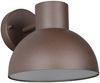 Retro Style Downlight Außenwandleuchte ELBE Rostbraun, Ø 20cm Bild 2