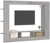 vidaXL TV-Schrank Grau Sonoma 152x22x113 cm Holzwerkstoff 833728 Bild 3