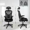 CLP Bürostuhl Roseburg ergonomisch höhenverstellbar drehbar,schwarz Bild 2