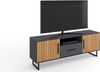 Wohnwand >Joe< (3-teilig) in Eiche / anthrazit - 287x173x40 (BxHxT) Bild 2