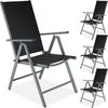 tectake Gartenstuhl 4er Set Gartenstuhl (4er Set, 4 St), klappbar Bild 4