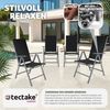 tectake Gartenstuhl 4er Set Gartenstuhl (4er Set, 4 St), klappbar Bild 2