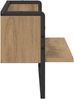 vidaXL Wandregal Wandhalterung Artisan-Eiche 65 x 25 x 30 cm Metall PB 8010908 Bild 3