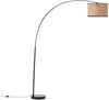 Brilliant Leuchten No. 93138-06 Bogenstandleuchte Wiley 1-flammig E27 Rattan Bild 2