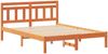 vidaXL Bettrahmen Braun 140 x 190 cm Massives Kiefernholz 872382 Bild 4