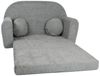 FORTISLINE Kindersofa Kindersofa aus Teddy-Stoff mit Verlängerung - Klappsofa, Spielsofa, ausklappbar Bild 2