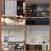 Nettlife Pendelleuchte Pendelleuchte 4 Flammig Holz Esstisch, Höhenverstellbar, LED wechselbar, für Esstisch Küche Wohnzimmer Bild 3