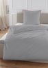 Hechter Paris Bettwäsche Satin 0061308 FEINE LÄNGSSTREIFEN, silber/grau, 1x 135x200 cm + 1x 80x80 cm Bild 4