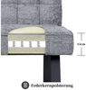 DUBI Möbel Essbank Clara, mit Federkernbox gepolstert, mit Rückenlehne, Metallgestell Bild 2