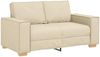 vidaXL 2-Sitzer Sofa Creme 160x78x84 cm Stoff 4104977 Bild 2