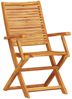 vidaXL Garten Essgruppe 5 pcs Braun Massivholz Akazie 3375703 Bild 5