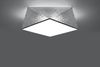 Deckenleuchte, PVC, Stahl, Silber Bild 3