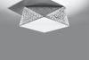 Deckenleuchte, PVC, Stahl, Silber Bild 2