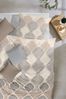 Primera Edelflanell Bettwäsche 155x220 Orient Fächer beige natur grau 174150-77 Bild 3
