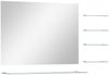 vidaXL Wandspiegel mit 5 Ablagen Silbern 80×60 cm 249445 Bild 2