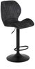 Barhocker Laatzen / Laila H, Stoff, Anthrazit, 42 x 96 x 51 cm Bild 2