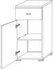 Unterschrank >Barnsley< in San Remo Eiche aus MDF - 38x78x31cm (BxHxT) Bild 3