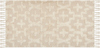 Teppich Baumwolle hellbeige 80 x 150 cm geometrisches Muster Kurzflor ITANAGAR Bild 4