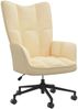 vidaXL Relaxsessel Cremeweiß Samt [328181] Bild 2