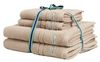 GANT Handtuch/Duschtuch-Set, 4-teilig - PREMIUM TOWEL, Frottee, 50x70 und 70x140 Sand Set Bild 4