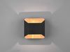 LED Holz Wandlampe ARINO Up and Down mit Stufen Dimmer Schwarz, Höhe 12cm Bild 3