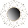Retro Spiegel DIAM 80cm gold-messing Eisen Handarbeit Bild 2