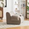 YakoHome Modulsofa Grau 120 x 92,5 x 73,5 cm – Keine Montage nötig, ausrollen und genießen, weicher Chenille-Stoff, ideal für Haustiere Bild 3