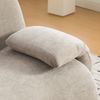 YakoHome Modulsofa Grau 120 x 92,5 x 73,5 cm – Keine Montage nötig, ausrollen und genießen, weicher Chenille-Stoff, ideal für Haustiere Bild 5