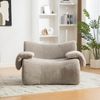 YakoHome Modulsofa Grau 120 x 92,5 x 73,5 cm – Keine Montage nötig, ausrollen und genießen, weicher Chenille-Stoff, ideal für Haustiere Bild 4