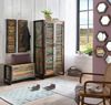 FIUME Garderobenpaneel 33x90 Recyceltes Altholz Metall Bunt Bild 4